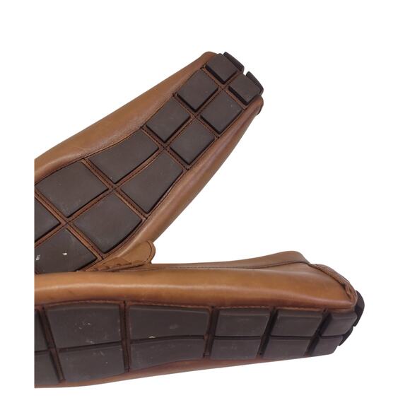 Vince Camuto Esmail Mens 10.5M Brown Leather Penny Driving Loafers - Picture 8 of 11